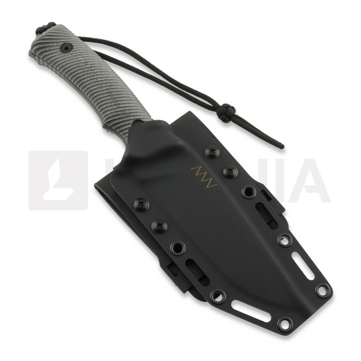 ANV Knives M311 Spelter NC - Elmax DLC Topo - Micarta Black veitsi