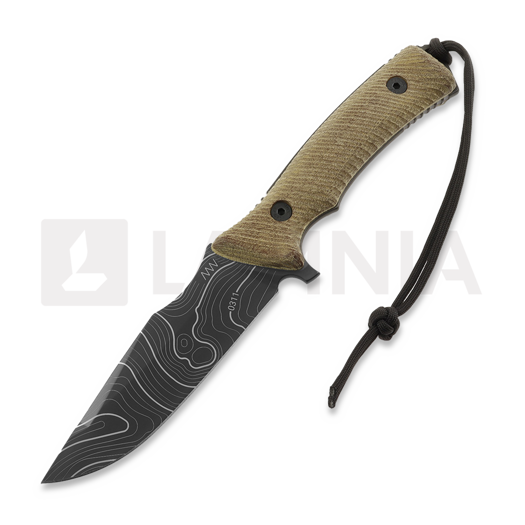 ANV Knives M311 Spelter NC - Elmax DLC Topo - Micarta Coyote knife