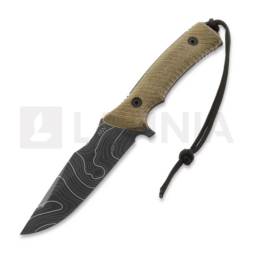 มีด ANV Knives M311 Spelter NC - Elmax DLC Topo - Micarta Coyote