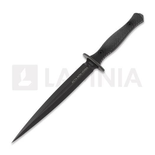 Кинджал ANV Knives M500 Anthropoid - Elmax DLC - G10, чорний