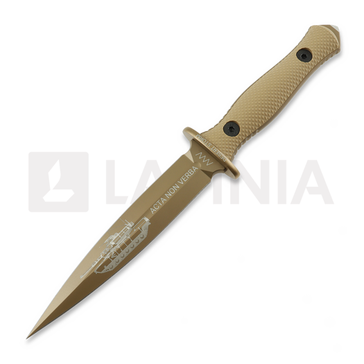 Pistoda ANV Knives M500 Kamba - Elmax DLC - G10, Desert Storm