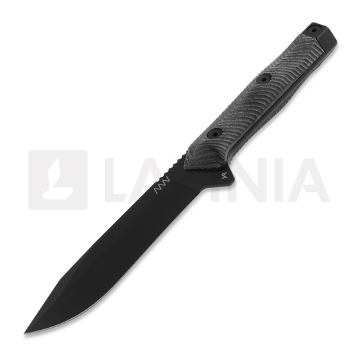 ANV Knives M73 Kontos - Sleipner Cerakote - Micarta veitsi, musta