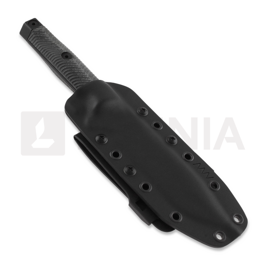 ANV Knives M73 Kontos - Sleipner Cerakote - Micarta veitsi, musta