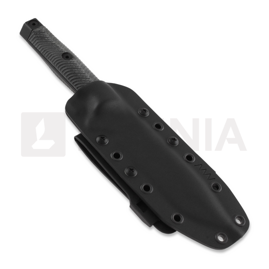 ANV Knives M73 Kontos - Sleipner Cerakote - Micarta veitsi, musta