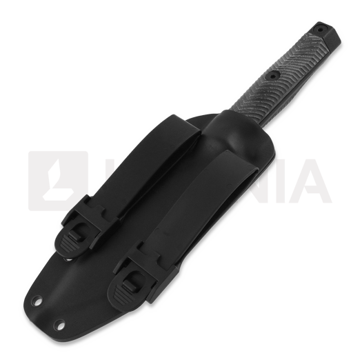 ANV Knives M73 Kontos - Sleipner Cerakote - Micarta veitsi, musta