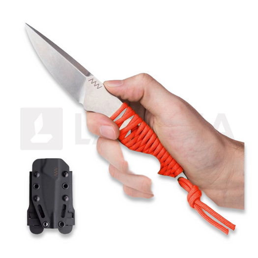 Faca ANV Knives P100 - Sleipner - Paracord, laranja