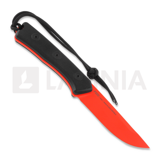 ANV Knives P200 Mk II Cerakote Orange peilis, juoda