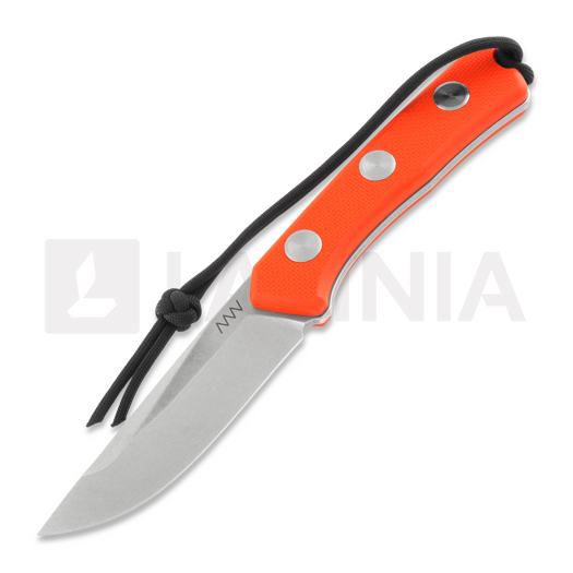 Nóż ANV Knives P200 Mk II Plain edge, kydex, pomarańczowa