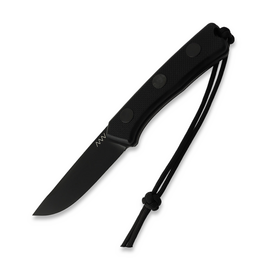 ANV Knives P200 OV - Sleipner Cerakote - G10 Black 칼, Leather