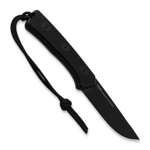 ANV Knives P200 OV - Sleipner Cerakote - G10 Black veitsi, Leather
