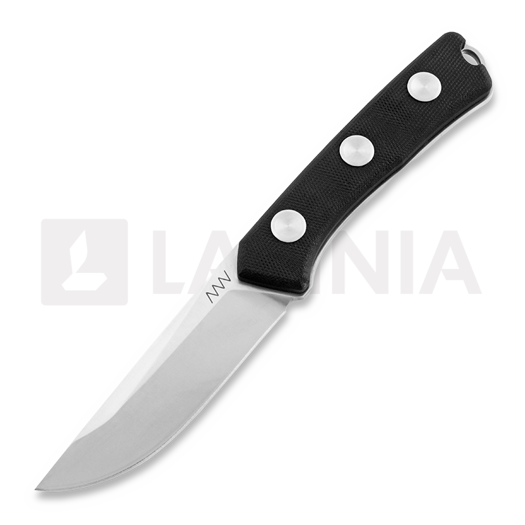 ANV Knives P200 Plain edge kniv, svart