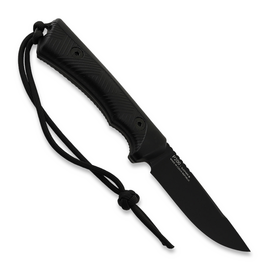 ANV Knives P200 - Sleipner Cerakote Black - GRNPU veitsi, musta