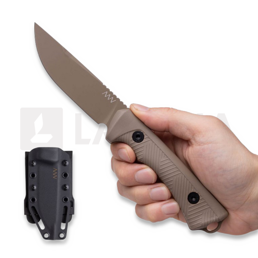 Nuga ANV Knives P200 - Sleipner Cerakote Coyote - GRNPU, coyote