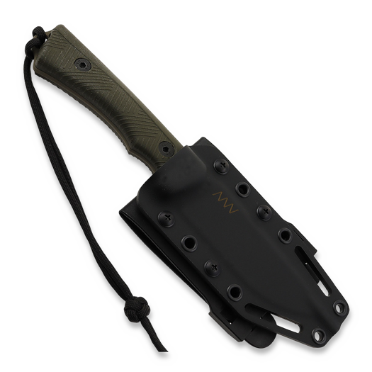 ANV Knives P200 - Sleipner Cerakote Coyote - GRNPU peilis, žalia