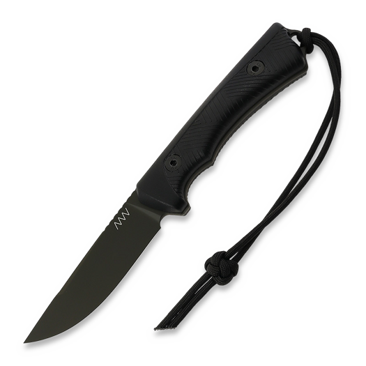 ANV Knives P200 - Sleipner Cerakote Olive - GRNPU ナイフ, 黒