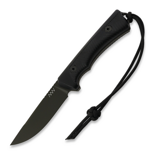 Nóż ANV Knives P200 - Sleipner Cerakote Olive - GRNPU, czarny