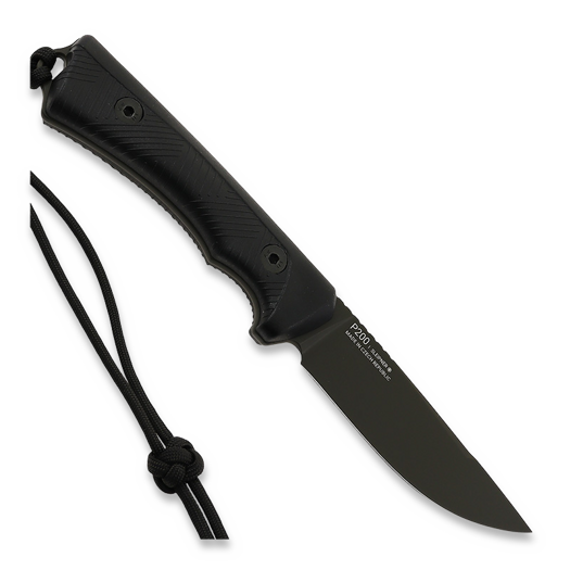 ANV Knives P200 - Sleipner Cerakote Olive - GRNPU kniv, sort