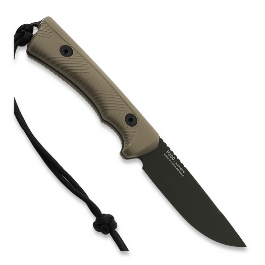 ANV Knives P200 - Sleipner Cerakote Olive - GRNPU peilis, coyote