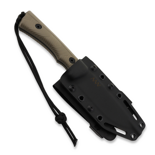 ANV Knives P200 - Sleipner Cerakote Olive - GRNPU kniv, coyote