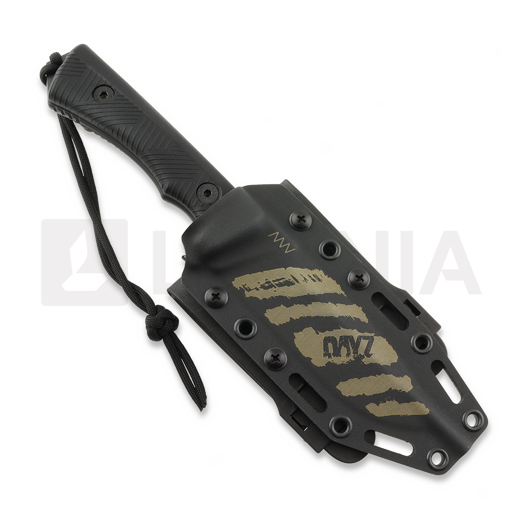 Cuțit ANV Knives P250 DAYZ - Sleipner - GRNPU, negru