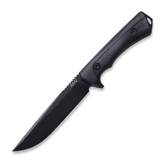 Cuțit ANV Knives P300 - Sleipner Cerakote Black - GRNPU, negru