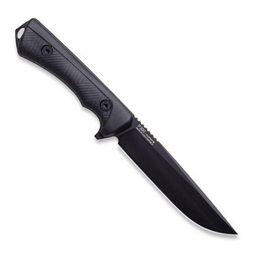 Coltello ANV Knives P300 - Sleipner Cerakote Black - GRNPU, nero