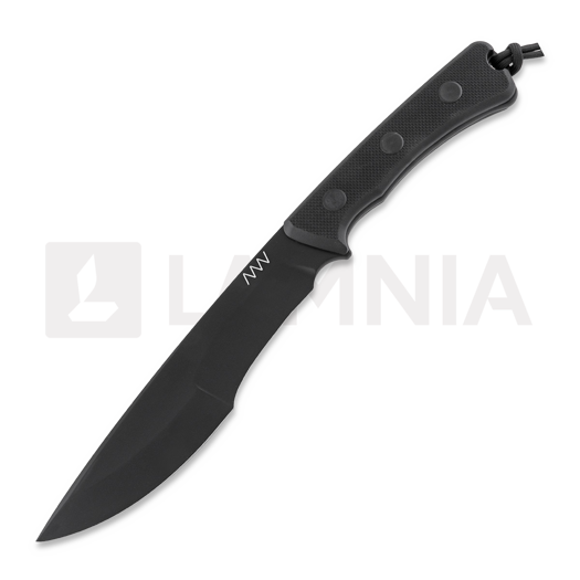 Nóż ANV Knives P500 - Sleipner Cerakote Black - G10, czarny