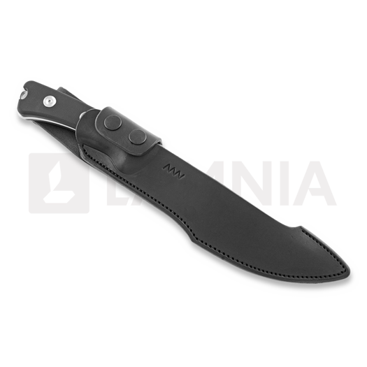 ANV Knives P500 - Sleipner Stonewash - G10 veitsi, musta