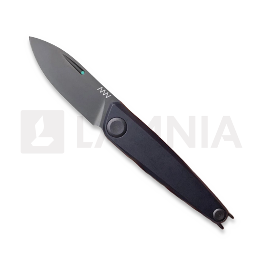 ANV Knives Z050 BB - Sleipner DLC - Dural 접이식 나이프, 검정