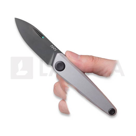 Nóż składany ANV Knives Z050 BB - Sleipner DLC - Dural, szara