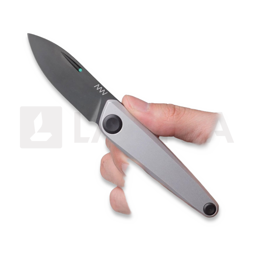 Складной нож ANV Knives Z050 BB - Sleipner DLC - Dural, серый