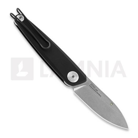 ANV Knives Z050 Plain edge 折叠刀, 黑色