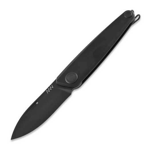 Couteau pliant ANV Knives Z050 Plain edge, DLC, noir
