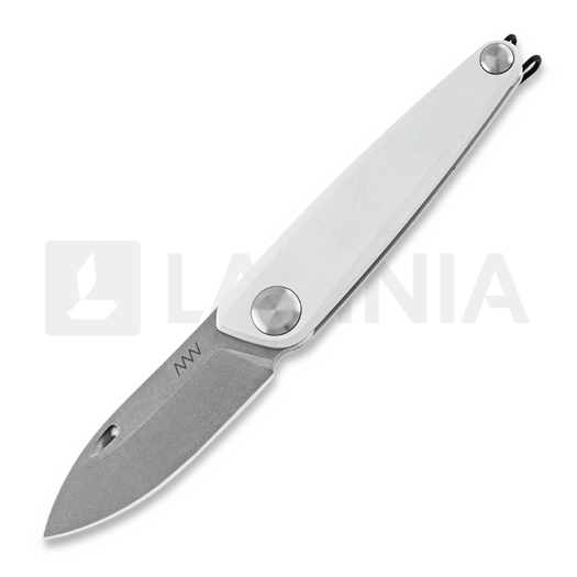 ANV Knives Z050 Plain edge 折り畳みナイフ, silver