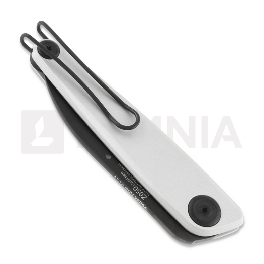 Couteau pliant ANV Knives Z050 - Sleipner DLC - Dural, gris