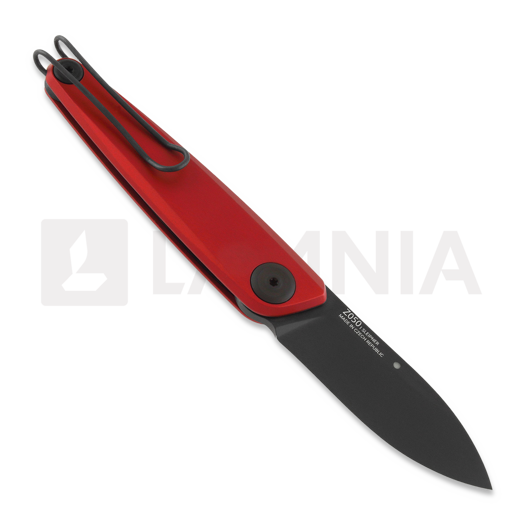 ANV Knives Z050 - Sleipner DLC - Dural sulankstomas peilis, raudona