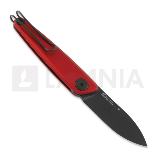 Coltello pieghevole ANV Knives Z050 - Sleipner DLC - Dural, rosso