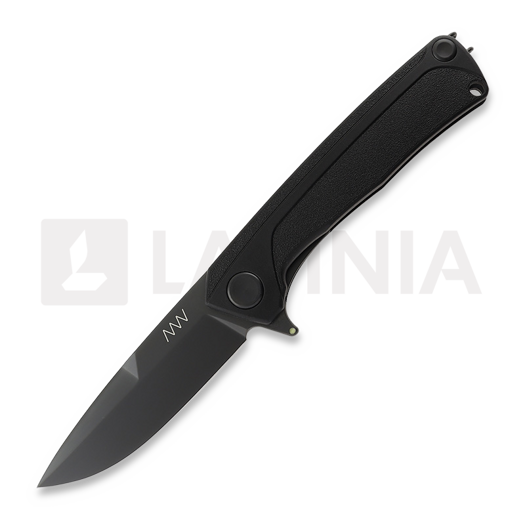ANV Knives Z100 BB Plain edge DLC sulankstomas peilis, GRN, juoda