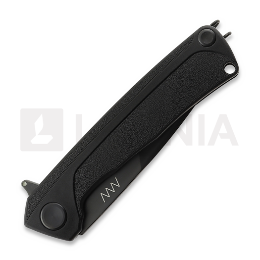 ANV Knives Z100 BB Plain edge DLC kääntöveitsi, GRN, musta