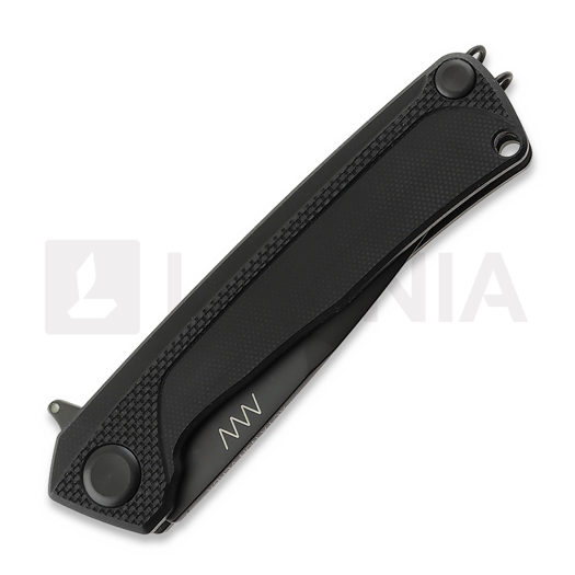 Coltello pieghevole ANV Knives Z100 BB - Sleipner DLC - G10, nero