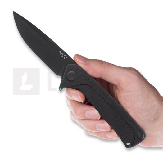 ANV Knives Z100 BB - Sleipner DLC - G10 sulankstomas peilis, juoda