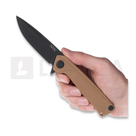 Nóż składany ANV Knives Z100 BB - Sleipner DLC - G10, coyote