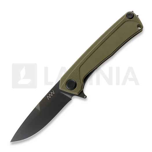 ANV Knives Z100 BB - Sleipner DLC - G10 foldekniv, grønn