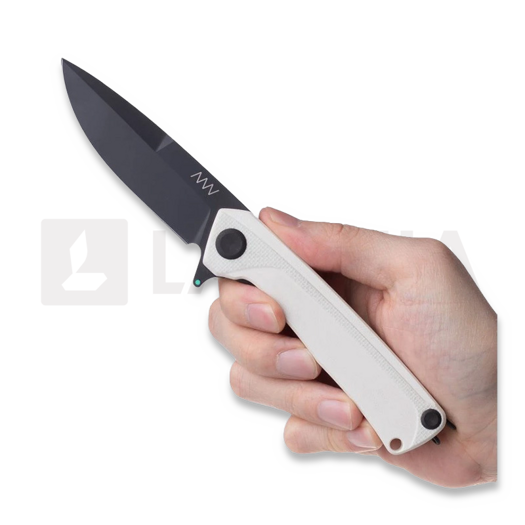 ANV Knives Z100 BB - Sleipner DLC - G10 foldekniv, hvid
