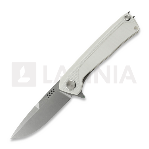 ANV Knives Z100 BB - Sleipner Stonewash - G10 Taschenmesser, weiß