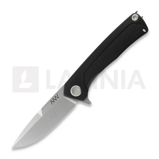 มีดพับ ANV Knives Z100 BB - Sleipner Stonewash - GRN, ดำ