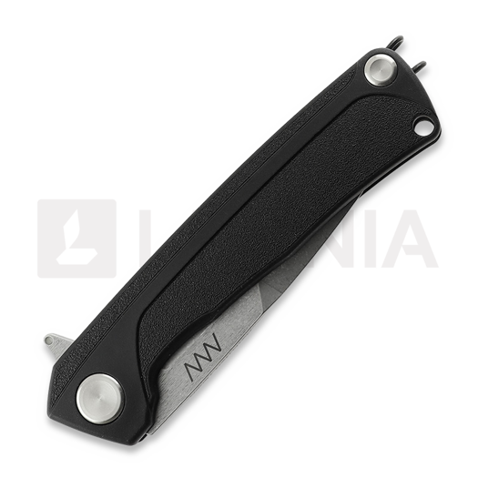 Zav&iacute;rac&iacute; nůž ANV Knives Z100 BB - Sleipner Stonewash - GRN, čern&aacute;