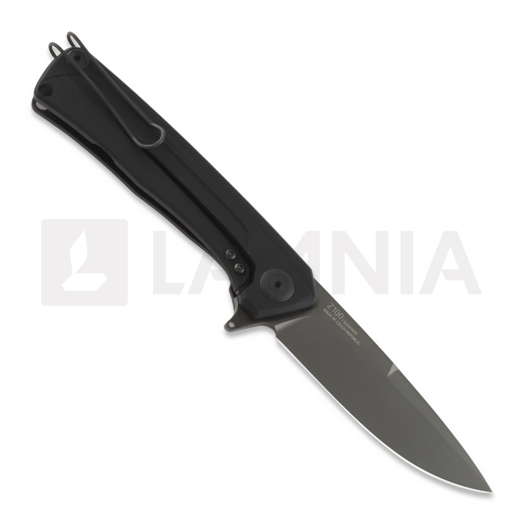 ANV Knives Z100 Plain edge Dural Frame Lock folding knife, black