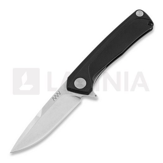 มีดพับ ANV Knives Z100 Plain edge, G10, ดำ