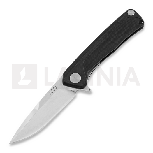 ANV Knives Z100 Plain edge 접이식 나이프, G10, 검정